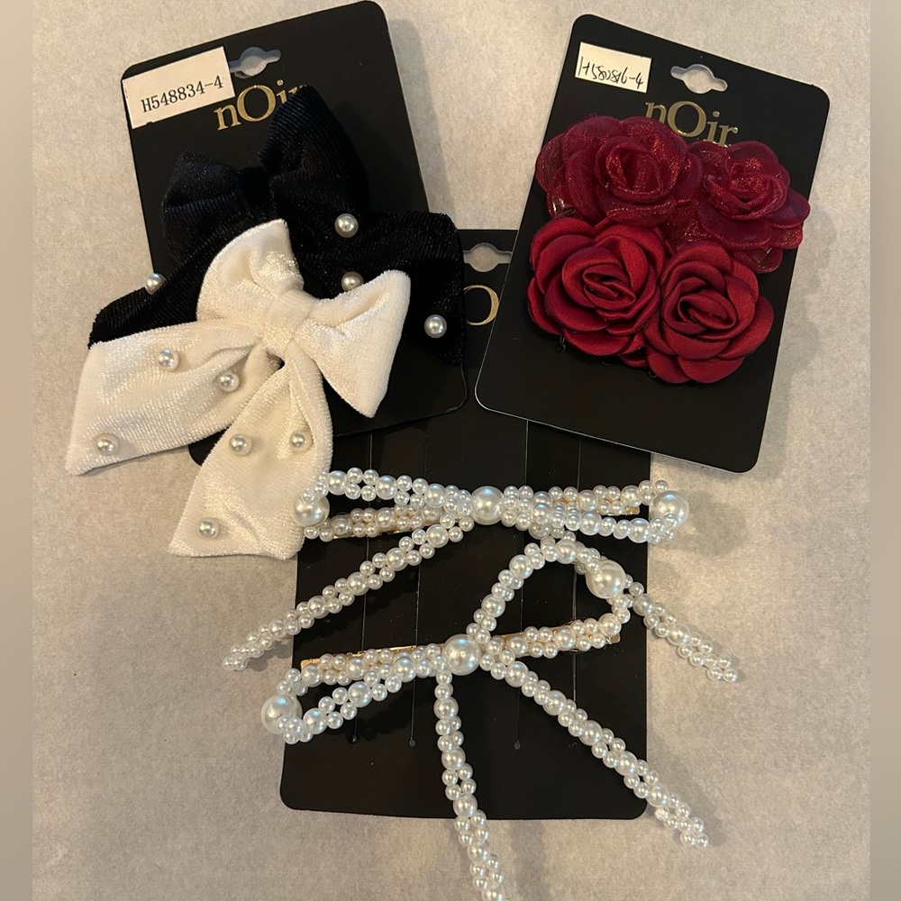 NWT NOIR JEWELRY HAIR ACCESSORIES BUNDLE